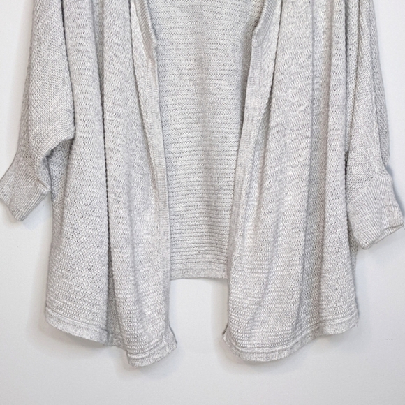 Madewell Seabank Cardigan Sweater Gray Dolman 3/4 Sleeve Knit Size Small - Picture 5 of 13